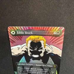 MTG Marvel’s Spider-Man EDDIE BROCK Borderless Foil NM (M 0233) - Image 3