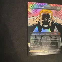 MTG Marvel’s Spider-Man EDDIE BROCK Borderless Foil NM (M 0233) - Image 5