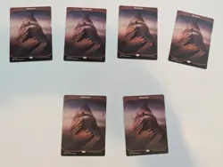 36 Full Art Basic Lands MTG Unstable, Mostly NM 7 Plns 8 Isl 7 Swmp 6 Mtn 8 Frst - Image 5