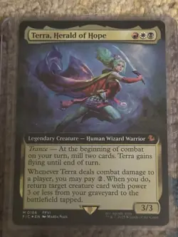 Terra, Herald of Hope (Extended Art) Commander: Final Fantasy Foil - Image 1