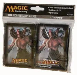 Ultra Pro Magic The Gathering MTG 80 Deck Protector Sleeves Griselbrand - Image 1