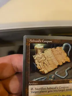 MTG Unglued Ashnod's Coupon Never Played - Image 2