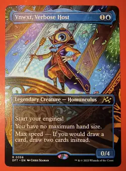 MTG, AETHERDRIFT: Vnwxt, VERBOSE HOST #0356 DFT. RARE, REG, BORDERLESS - Image 1