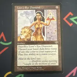 Magic MTG Mirage Lion's Eye Diamond MODERATELY PLAYED MP - Image 1
