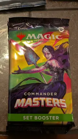 4x Commander Masters Set Booster Pack - MTG - SEALED - Image 1