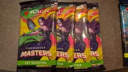 4x Commander Masters Set Booster Pack - MTG - SEALED - Image 2