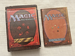 MTG - 4th Fourth Edition Starter Deck Box empty with rulebook - 1995 - Image 1