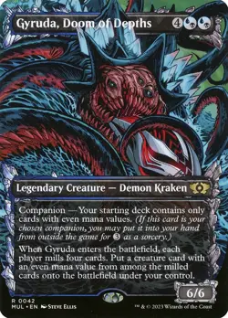 Gyruda, Doom of Depths Borderless Foil - Multiverse Legends MTG-NM - Image 1