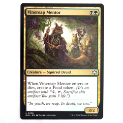x4 Vinereap Mentor Bloomburrow Multi-Color Creature Squirrel Druid Uncommon MTG - Image 1