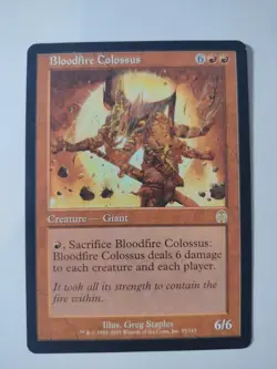 Bloodfire Colossus - Apocalypse Magic the Gathering MTG - Image 1
