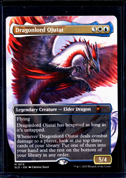 2025 MTG Magic The Gathering SLD Secret Lair Borderless Baby Dragonlord Ojutai - Image 2