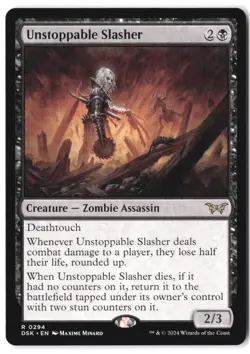 Unstoppable Slasher (0294) #294 Duskmourn: House of Horror NM - Image 1