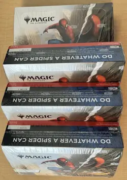 Magic: The Gathering Marvel Spider-Man Booster Box LOT (4 Boxes Total) - Image 2