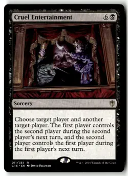 MTG Cruel Entertainment - Commander 2016 Heavily Played English - Image 1