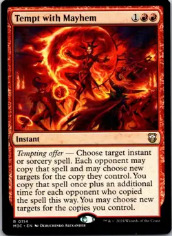Magic the Gathering HP Tempt with Mayhem Modern Horizons 3 Commander MTG - Image 1