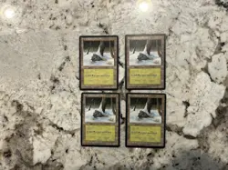 Snow-Covered Forest x4 - Magic the Gathering Ice Age Snow Covered Forests Played - Image 1
