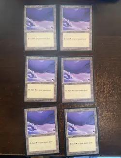 MTG Snow-Covered Plains, Ice Age X6 MP English - Image 1