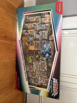Pokemon TCG SV Prismatic Evolutions Lucario EX & Tyranitar EX Premium Collection - Image 1