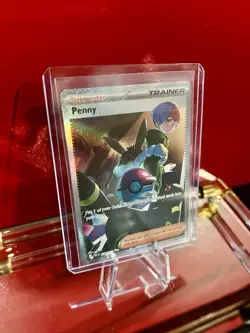 2024 Pokemon Penny Secret Illustration Full Art Rare Paldean Fates 239/091 NEW - Image 2