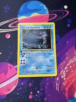 Pokemon TCG Neo Revelation Shining Gyarados 65/64 Secret Rare Holo MP/LP - Image 1
