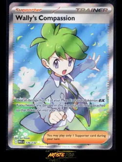 2025 Pokemon Mega Evolutions - Wally's Compassion Full Art 176/132 NM-MNT - Image 1