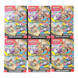 Pokemon TCG: Mega Evolution Booster Bundle Lot Of 6 Sealed - Image 1