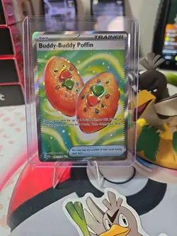 Pokemon TCG Mega Evolution Buddy-Buddy Poffin 167/132 English NM - Image 1