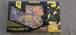 Nintendo Pokemon TCG Pikachu and Zekrom-GX Tag Team Premium Collection 820650809910 - Image 1