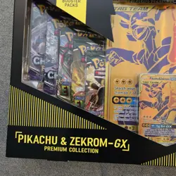 Nintendo Pokemon TCG Pikachu and Zekrom-GX Tag Team Premium Collection 820650809910 - Image 2