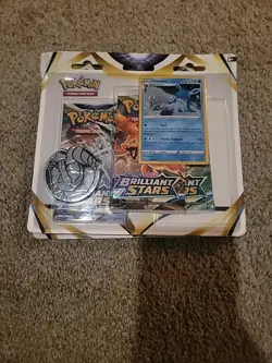Pokemon Brilliant Stars 3-Pack Blister [Glaceon] Pokemon TCG Factory Sealed - Image 1