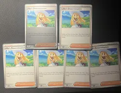 Pokemon TCG Lillie's Determination 119/132 Trainer NM (1x Reverse Holo, 2x Non) - Image 2