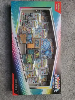 Pokemon TCG Scarlet & Violet Prismatic Evolutions Premium Collection Box - Image 1