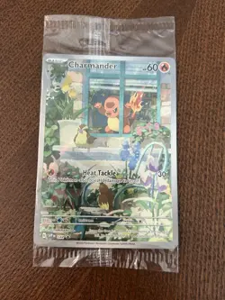 Pokemon Obsidian Flames Charmander 044 Black Star Promo Sealed - Image 1