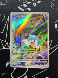 Quaxly 206/193 Pokemon TCG S&V Paldea Evolved Illustration Rare English - Image 1