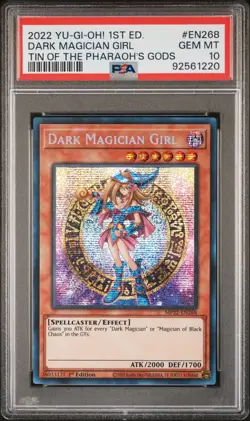 Dark Magician Girl Yugioh 2022 MP22-EN268 Secret Rare 1st Edition PSA 10 - Image 1