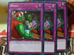 Yugioh Recall X3 Common SR05-EN040 1st Ed LP Playset - Image 1