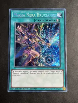 Yu-Gi-Oh Burning Dark Magic LDK2-ITS05 Secret Rare ITA in Italian Black Magician - Image 1