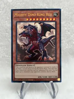Yugioh! Mighty Dino King Rex - MP24-EN209 - Ultra Rare - 1st Edition - Image 1