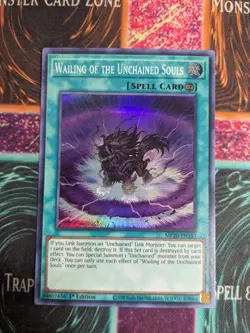 Yu-Gi-Oh! Wailing of the Unchained Souls MP20-EN183 1st Edition Super Rare NM - Image 1