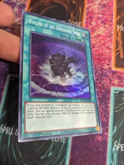 Yu-Gi-Oh! Wailing of the Unchained Souls MP20-EN183 1st Edition Super Rare NM - Image 2