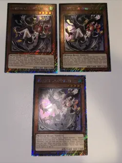 3x Yu-Gi-Oh! Harpie Channeler RA04-EN207 Platinum Secret Rare Playset - Image 1