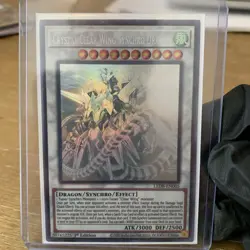Yugioh Crystal Clear Wing Synchro Dragon LED8-EN005 Ghost Rare 1st Edition NM - Image 1