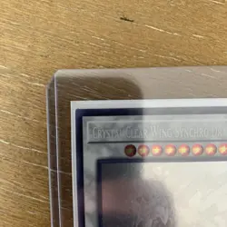 Yugioh Crystal Clear Wing Synchro Dragon LED8-EN005 Ghost Rare 1st Edition NM - Image 2