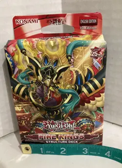 Yu-Gi-oh Fire kings structure deck card game sealed 48 cards 1st edition New - Image 3