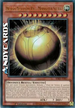 DRAGO ALATO DI RA - MODALITA SFERA • Ultra R • RA01 IT007 • 1Ed • Yugioh! - Image 1