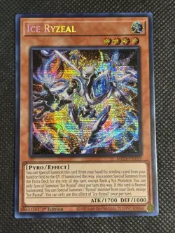 YuGiOh! - Ice Ryzeal MP25-EN119 Prismatic Secret Rare 1st Edition Near Mint - Image 1