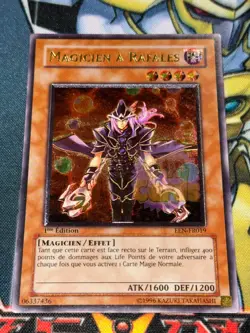 CARTE Yu Gi Oh MAGICIEN A RAFALE EEN-FR019 ULTIMATE 1ere edition PLAYED - Image 1