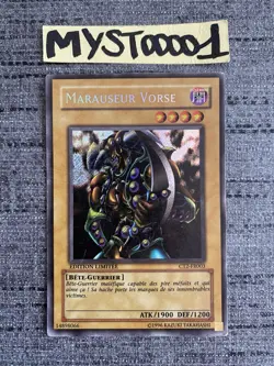 Carte Yu-gi-oh! Marauseur Vorse CT2-FR003 Secret Rare Francais Occasion - Image 1