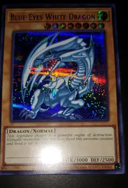 YU-GI-OH! KC01 Blue-Eyes White Dragon Prismatic Secret NM Kaiba Briefcase - Image 1