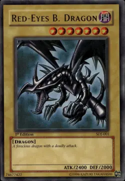 Red-Eyes B. Dragon 1st Ed Ultra SDJ-001 Yu-Gi-Oh! - Image 1